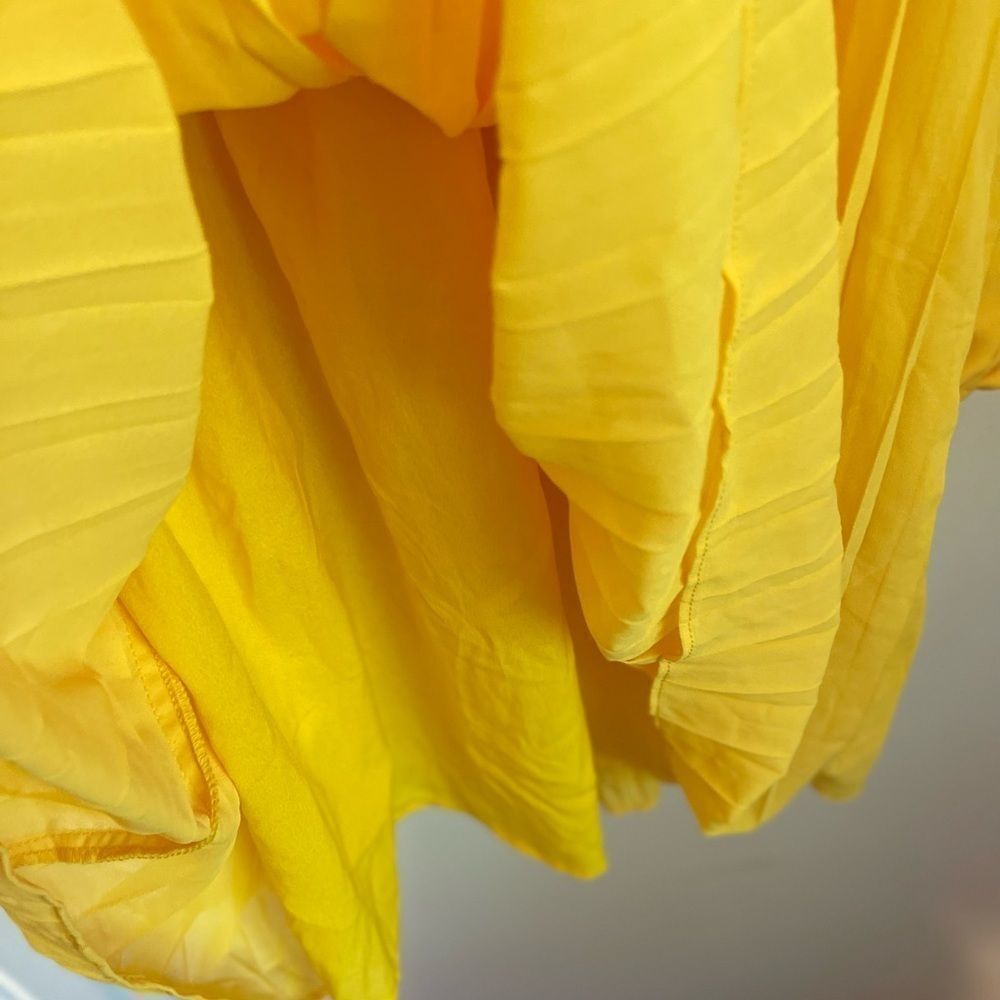 ENDLESS ROSE One Shoulder Yellow Mini Dress.Size S - Picture 9 of 16